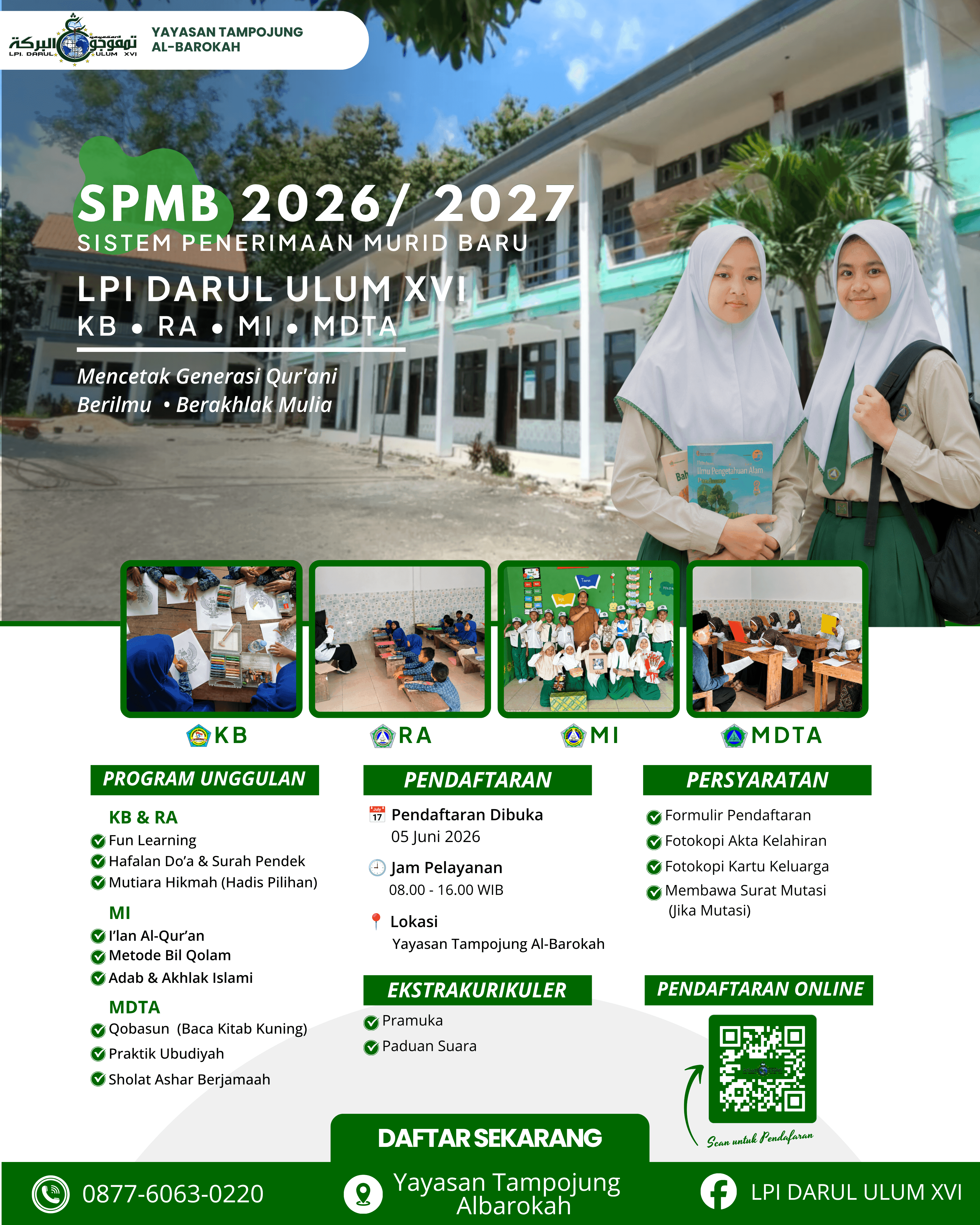 Brosur SPMB 2026 LPI Darul Ulum XVI